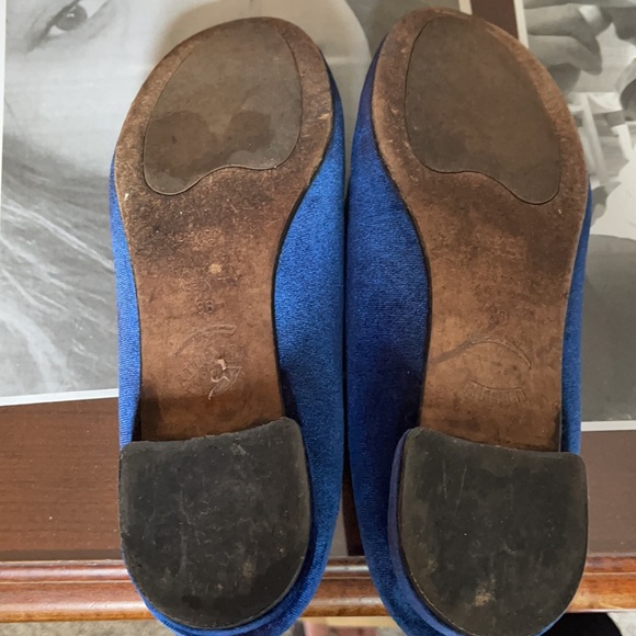 Chiara FERRAGNI blue velvet Designer shoe. - Picture 5 of 8
